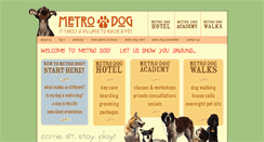 Desktop Screenshot of metrodog.com