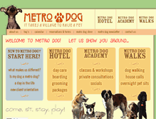 Tablet Screenshot of metrodog.com